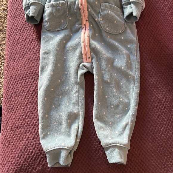 Infant Girl’s Hooded Onesie - Picture 2 of 7